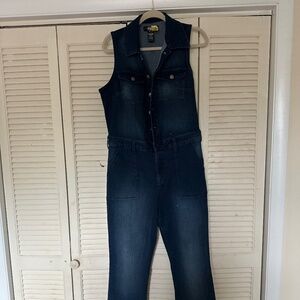 XL Full Body Denim Jumpsuit
